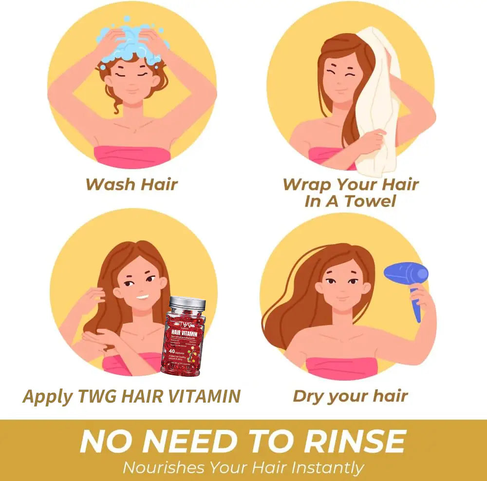 TWG Hair Care Vitamins Capsule Serum