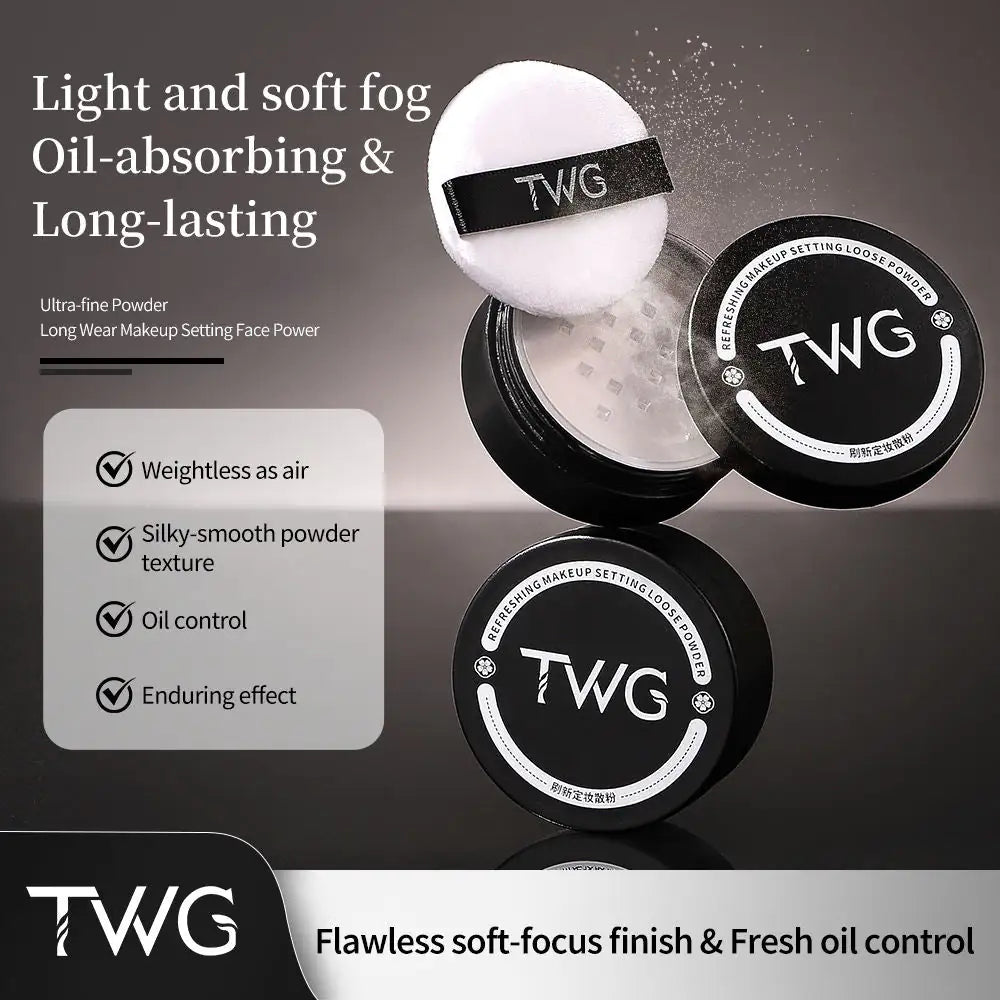 TWG Long Wear Makeup Setting Face Powder