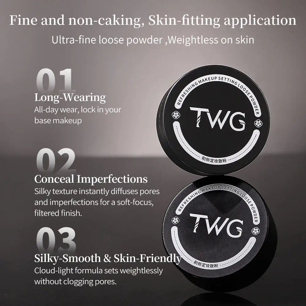 TWG Long Wear Makeup Setting Face Powder