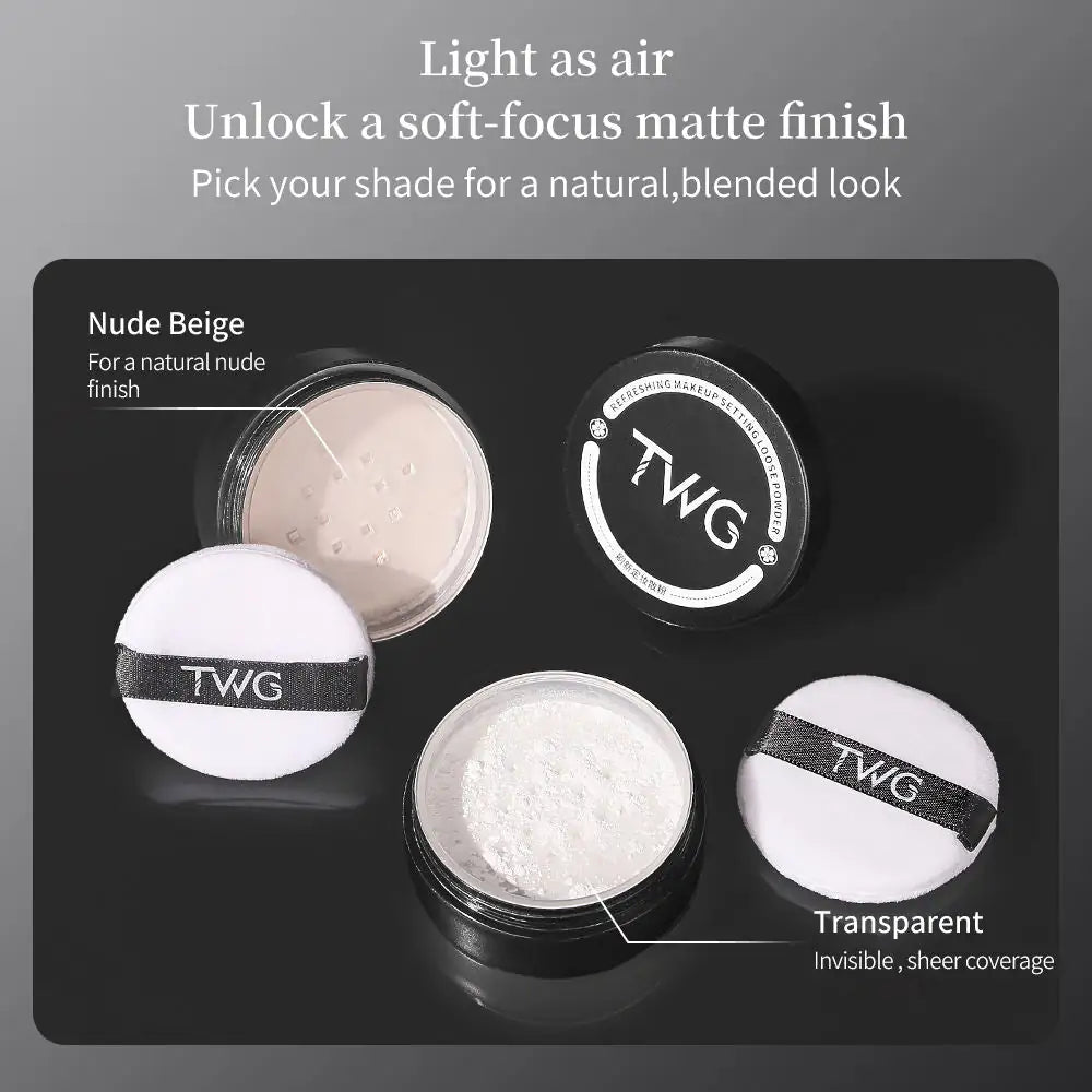 TWG Long Wear Makeup Setting Face Powder
