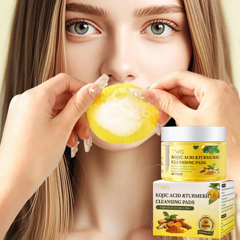 TWG Kojic Acid & Turmeric Face Cleansing Pads