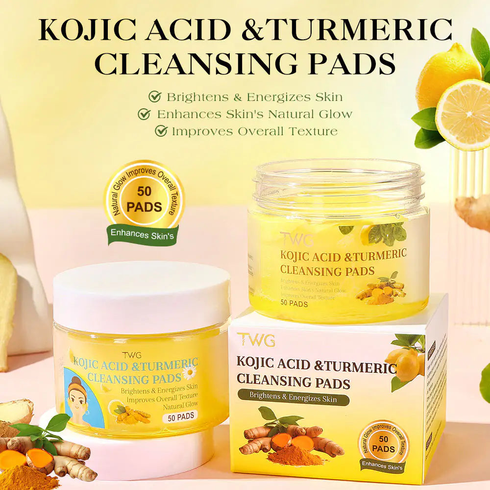 TWG Kojic Acid & Turmeric Face Cleansing Pads