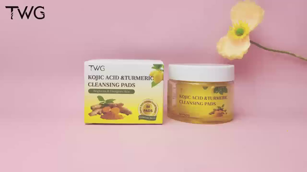 TWG Kojic Acid & Turmeric Face Cleansing Pads