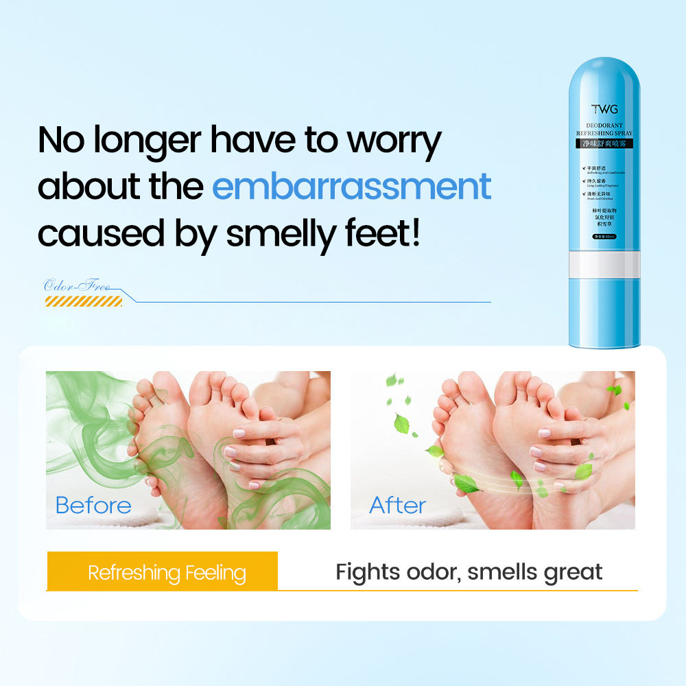 TWG Foot Care Deodorant Refreshing Spray
