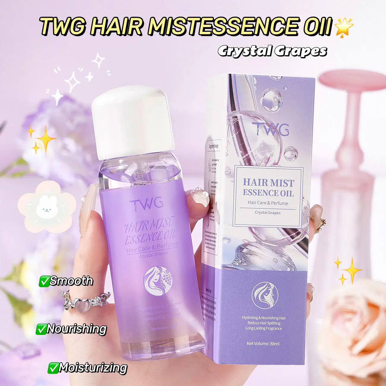 TWG Long-Lasting Fragrance Hair Essence Oil Mist