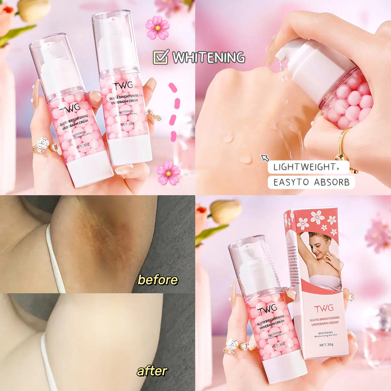 TWG Brightening Underarm Whitening Cream